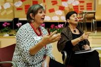 Christine Grasberger, Ingrid Rottenhofer - Podiumsdiskussion