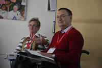 Experten für Pflege zuhause - Annemarie und Werner Kopp aus AT als Fachexperten 'Pflegende Angehörige' auf der Fachtagung in Nürnberg
